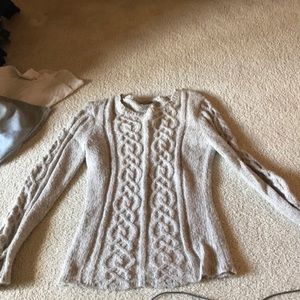 Cream sweater -great for fall!!